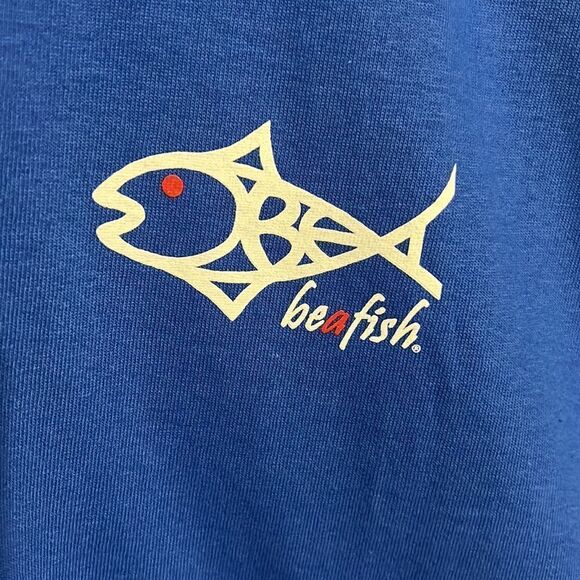 🔥🐠 “NWT” BEAFISH (be-a-fish) Graphic Tee - NEW Mens L - Huge back hit graphics - Picture 3 of 12